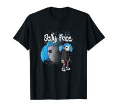 PRICES MAY VARY. Officially Licensed Sally Face Apparel for Men and Women; Portable Moose T-Shirts; Steve Gabry T-Shirts; Online Game T-Shirts; Detective T-Shirts; True Crime T-Shirts; Adventure T-Shirts; Prosthetic Face T-Shirts; Ghost T-Shirts; Mystery T-Shirts; 22S5SF00023A-001 Lightweight, Classic fit, Double-needle sleeve and bottom hem Prosthetic Face, Hero Character, Sally Face, Character Poses, Online Game, Branded T Shirts, Detective, Moose, Top Styles