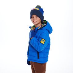 Stay warm and stylish with the SpongeBob Reversible Puffer Jacket from the SpongeBob SquarePants™ x Andy & Evan® Collab! This versatile jacket features two looks in one. One side showcases a colorful collage of all your favorite Bikini Bottom characters, including SpongeBob, Patrick, Squidward, Mr. Krabs, and more, in a fun mix of expressions and poses. The other side is a sleek, solid blue for a sportier look. Perfect for chilly days, this puffer jacket combines playful design with practical wa Colorful Collage, The Spongebob, Reversible Puffer Jacket, Mr Krabs, Spongebob Patrick, Versatile Jacket, Girl Trends, Swimming Bathing Suits, Boy Accessories