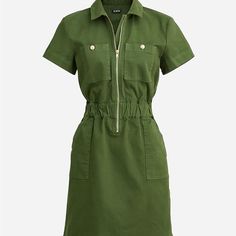 Brand New In Bag. I Accidentally Bought Two And Couldn’t Return. Super Soft Material. Beautiful Color. J Crew Dress, Versatile Dresses, High Point, Vintage Jeans, Above Knee, Dress Brands, Spring Outfit, Green Dress, Jumpsuit Dress