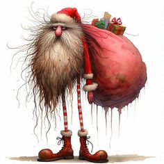 Add a playful twist to your holiday designs with this fun collection of 10 grumpy Santa illustrations! Each Santa is depicted in amusingly grouchy moods, bringing humor and charm to your Christmas projects. ✅ This set includes 10 JPG files with NON-TRANSPARENT BACKGROUNDS. ✅ All files are high-quality, 300 DPI, and 4000 x 4000 px resolution. Perfect for: - Christmas cards and invitations - Holiday decor, stickers, and scrapbooking - T-shirt designs, gift tags, and more! Let these grumpy Santas a Santa Illustration, Whimsical Santa, Santa Clipart, Quirky Christmas, Illustration Christmas, Holiday Graphics, Santa Art, Funny Decor, Art Whimsical