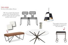 an article about the different chairs and tables that are used in this project is shown