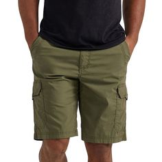 Rule warm weather days in comfort and style with these men's Lee Extreme Comfort flat-front shorts.Click on this MEN'S GUIDE to find the perfect fit and more! Extreme flex waistband Diagonal front pockets, seamed back pockets Moisture-wicking fabric Button & zipper closureFIT & SIZING Straight fit 10-inch approximate inseam Flat-front waistline for a smooth, slimming fitFABRIC & CARE Cotton, spandex Machine wash Imported Size: 32. Color: Green. Gender: male. Age Group: adult. Night Gender, Weather Day, Comfortable Flats, Bottom Clothes, Moisture Wicking Fabric, 10 Inch, Cargo Shorts, Warm Weather, Fabric Care