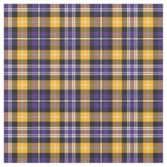 a yellow and purple plaid fabric