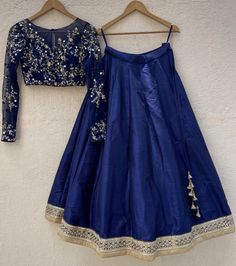 PSL577-eastboutiquebluelehenga Net Blouse, Raw Silk Lehenga, Resham Work, Work Lehenga, Net Blouses, Blue Lehenga, Embroidered Lehenga, Blue Mirror, Indian Dress