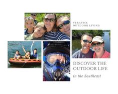 a collage of photos with people on a boat