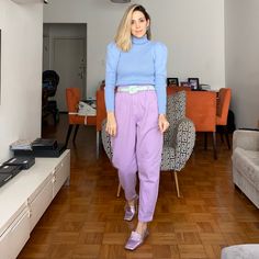 Light Purple Pants Outfit, Purple Pants Outfit, Plum Purple, Light Summer, Stylish Shoes, New Wardrobe, Outfits Casuales, Pants Outfit