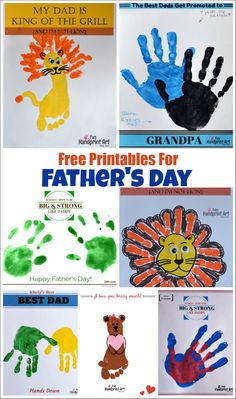 father's day handprints for kids to make