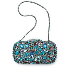 New With Tags: A Brand-New, Unused, And Unworn Item (Including Handmade Items) In The Original Packaging (Such As The Original Box Or Bag) And/Or With The Original Tags Attached. Ins Blue Red Crossbody Minaudiere Evening Bag Handbag Crystal Evening Beaded New Step Into Elegance With The Blue Red Multi Minaudiere Evening Bag By Ins, A Dazzling Masterpiece Designed To Accentuate Your Evening Attire. Crafted With Meticulous Beading In A Vibrant Multi-Color Palette, This Stunning Bag Exudes Glamour Blue Rhinestone Clutch Bag, Blue Evening Bag With Rhinestones, Blue Rhinestone Clutch Evening Bag, Blue Rhinestone Clutch For Events, Blue Rhinestone Clutch For Evening, Blue Evening Clutch With Rhinestones, Glamorous Blue Bags With Rhinestones, Formal Blue Bag With Chain Strap, Glamorous Blue Formal Bag