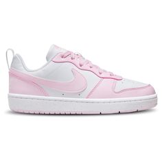 Nike Court Borough Low, Nike Court Borough, Be Fearless, Basketball Sneakers, Grade School, School Shoes, Synthetic Leather, Casual Sneakers, Kid Shoes