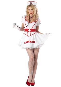 a woman dressed in a nurse costume and holding a stethoscope with the words go candy on it