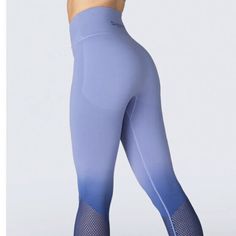 Originally- $68 Tags Still Attached - Never Worn Sleek360 Fabric Stretches In All Four Directions Body-Mapping Technology Lifts And Shapes Seamless Fabric For Total Comfort Wide, Stay-Put 7/8 Length Ankle Cuff Medium To High Compression Fitted Seamless Purple Leggings, Sporty Seamless Purple Bottoms, Purple Compression Bottoms, Seamless, Fitted Purple Seamless Activewear, Purple Seamless Workout Bottoms, Breathable Stretch Purple Bottoms, Purple Compression Breathable Bottoms, Fitted Purple Activewear For Spring, Purple High Waist Summer Activewear