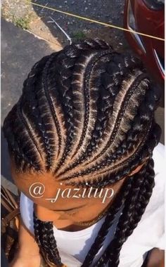 Cornrows And Braids, African Braided Hairstyles, Three Braids, Blow Dry Short Hair, Bob Braids Hairstyles