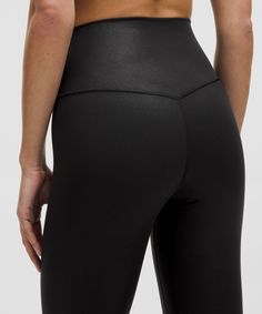 When Feeling Nothing Is Everything. This Version Of Our Buttery-Soft Lululemon Align Pant Has A Subtle Shimmer. Designed For Yoga. Full Length Intended To Sit At Ankle. Hidden Waistband Pocket Fits A Card Or A Key, And Wont Get In Your Way. This Collections Great For Low-Impact Workouts Like Yoga, Or Whenever You Want To Feel Really, Really Comfortable. | lululemon Align™ High-Rise Pant 28" Shimmer Running Accessories, Lululemon Align Pant, Leggings Hoodie, Lululemon Align, High Rise Pants, Back Women, High Rise Leggings, Leggings Shop, Outfits With Leggings