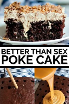 BETTER THAN SEX CAKE. THE MYTH. THE LEGEND. SURELY BY NOW YOU’VE HEARD OF IT. BUT HAVE YOU TRIED BTS CAKE?  Perhaps you have been reluctant to ask your mom for the recipe? I understand.  That’s why I’m sharing my favorite version of this easy poke cake dessert.  You may have also heard this dessert referred to as Better Than Best Cake or Almost Better Than Sex Cake or Better Than Anything Cake. If you’ve heard of Sex in a Pan (now there’s an image!), this is it. Easy Poke Cake, Better Than Anything Cake, Bts Cake, Quick Dessert Recipes, Best Cake, Köstliche Desserts