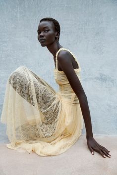 From butter yellows that whisper to reds that roar.

Discover more on Lyst. Resort 2025, 2025 Fashion Trends, Trends 2025, Goddess Dress, Bubble Skirt, Yellow Lace, Chantilly Lace, Lace Maxi