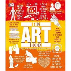 the art book is shown in red and yellow