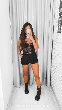 Fiesta Outfit, Looks Country, Concert Outfits, Night Out Outfit, Festival Looks, Looks Chic, Lace Bodysuit