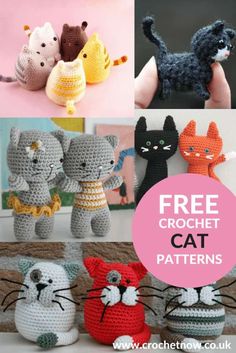 free crochet cat patterns for stuffed animals