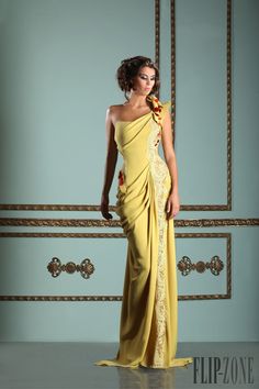 Herve Leger, Gowns Of Elegance, John Varvatos, Couture Gowns, Yellow Fashion, Gorgeous Gowns, Beautiful Gowns, Couture Fashion