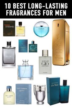 The best Fragrances that last long for Men in 2023! Check out the link under this post to find all of these Fragrances and many more💯 Men's Cologne, Popular Perfumes, Draw People, Long Lasting Perfume, Wear Perfume