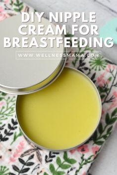 This moisturizing nursing balm helps soothe sore, cracked nipples. Plus it’s safe for baby to ingest. Diy Postpartum, Beeswax Recipes, Lanolin Cream, Natural Mama, Baby Remedies, Baby Balm, Baby Recipes, Mama Natural