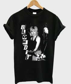 Blondie Live Band T-Shirt unisex adult tshirt made by order. Blondie Shirt, Live Band, Band Stuff, Custom Tees, Tank Top Hoodie, One By One, Direct To Garment Printer, Print Top, Printed Tees