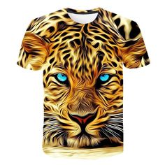 custom cloth in all sizes One Piece Cosplay, Tiger Shirt, Clothes Korean Style, Men's Long Sleeve T-shirt, You Are, Leopard Animal, Animal Tshirt, Tee Outfit, Animal Shirts