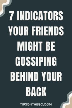 Trust is fundamental in friendships, but what if you suspect your friends are gossiping about you? Look for signs like sudden distance or changes in their behavior. If you feel left out of conversations, it may indicate that they’re discussing you in a negative light. Addressing these feelings directly can help clear the air and restore trust. #FriendshipTrust #Gossip #EmotionalHealth #FakeFriends #FriendshipProblems #TrustIssues Friendship Problems, Talking Behind Your Back, Resolving Conflict, Communication Techniques, Trust In Relationships, Building Trust, Healthy Boundaries, Fake Friends