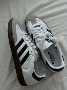 Back To School Shoes Adidas, Samba Adidas Shoes, White And Black Sambas, Adidas Shoes Sambas, Adais Sambas, Adidas Samba Grey, Shoes Adidas Samba, Shoe Ideas For School