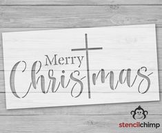 merry christmas sign on a wooden background