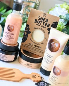 Shea Butter Perfume, Body Shop At Home Ideas, Bodyshop Skincare, Body Shop Products, Shea Butter Products, The Body Shop At Home, Body Shop Body Butter