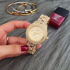 Luxury Rhinestone Quartz Watches for Women - wnkrs Woman Watches, Women's Dress Watches, Rhinestone Watches, Dress Watches, Diamond Dress, Modern Watches, Classic Women, Watches For Women, Dress Watch