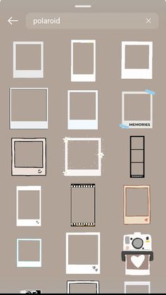 an image of some different frames on a cell phone