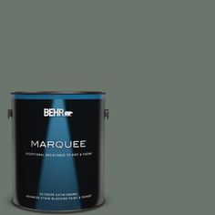 the behr marquee paint is shown in blue