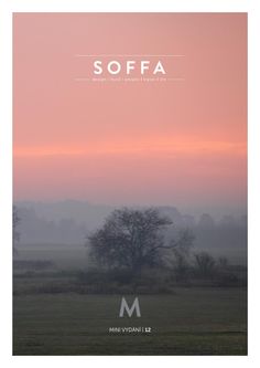 the cover of softa's album, featuring trees and fog in the background