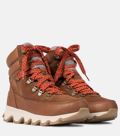 Kinetic Conquest Ankle Boots in Brown - Sorel | Mytheresa Sorel Kinetic Conquest Boot, Sorel Conquest, Personal Fashion Stylist, Sorel Kinetic, Hiker Boots, Ankle Boots Flat, Brown Ankle Boots, Evening Shoes, Danner Mountain Light Boot