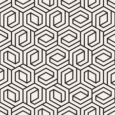 Inviting you to bend the rules, this peel and stick wallpaper morphs chevron patterns into a delightful honeycomb print. Get this playful design to add a fun twist to your standard geometric décor, while keeping it simple with a basic black and white look. This removable wallpaper is ideal for upbeat modern spaces where it can partner colorful accents to create good vibes. Easy to install, remove and reposition, this high-quality, damage-free removal wallpaper is a reliable décor choice. WallsBy Removal Wallpaper, Textured Peel And Stick Wallpaper, Honeycomb Print, Geometry In Nature, Wallpaper Panel, Staircase Remodel, Scandinavian Pattern, White Look, Beige Stone