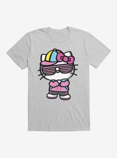 Lightweight 100% combined ring spun cottonWash cold; dry lowImportedListed in men's  unisex sizes Hello Kitty T Shirt, Hello Kitty Gifts, Pink Lifestyle, Mens Graphic Tee, Hot Topic, Spun Cotton, Hello Kitty, Mens Graphic, Graphic Tees