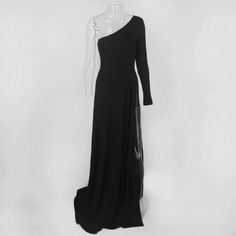 One Shoulder Black High Split Leg Elegant Long Dress






Size
XS /cm
S /cm
M /cm
L /cm
XL /cm


Bust

80-84


84-88


88-92


92-96


96-100



Waist

60-64


64-68


68-72


72-76


76-80



Hips
82-86
86-90
90-94
94-98
98-102



NOTE:

1. Please strictly follow the size chart to select the size. Do not select directly according to your habits.

2. The size may have 2-3cm differs due to manual measurement. Please note when you measure. Elegant Long Dress, Split Legs, Elegant Dresses Long, Pocket Jacket, Sequin Top, Long Dress, Formal Dresses Long, Types Of Sleeves, Split