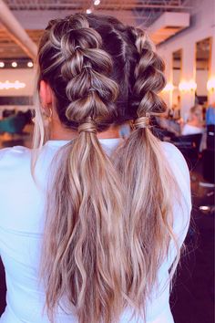 Bubble Braids, Game Day Hair, Work Hairstyles, Long Blonde, Hairdo For Long Hair, Easy Hairstyles For Long Hair, Long Blonde Hair, Volleyball Hairstyles