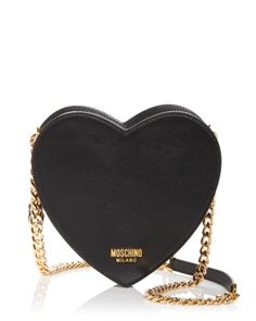 Moschino Heart Shape Leather Shoulder Bag Chic Heart-shaped Leather Bag, Chic Leather Bag For Valentine's Day, Elegant Leather Bags For Valentine's Day, Luxury Bags For Valentine's Day, Valentine's Day Leather Shoulder Bag For Evening, Elegant Leather Shoulder Bag For Valentine's Day, Heart-shaped Leather Shoulder Bag, Leather Shoulder Bag For Evening And Valentine's Day, Leather Shoulder Bag For Valentine's Day Evening