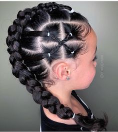 Twisted Hair, Girls Natural Hairstyles, Girls Hairstyles Braids