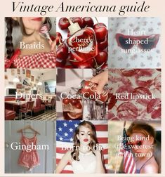 Americana Lana Del Rey Aesthetic, Lana Americana Aesthetic, Vintage Americana Aesthetic Coquette, Vintage Americana Pfp, Lana Del Rey Vintage Americana, Vintage Americana Makeup, Vintage Americana Bedroom, Americana Summer Aesthetic, Coquette Americana Outfits