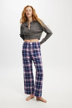 Flannel Boyfriend Boxer PantBody - Flannel Boyfriend Boxer Pant - Toni Check/Navy/White And RedCotton On | Women | Sleepwear | Pajamas | Pajama BottomsCotton On | Women | Sleepwear | Pajamas | Pajama BottomsCotton On | Women | Sleepwear | Pajamas | Pajama Bottoms Casual Denim Shirt, Boxer Pants, Long Sleeve And Shorts, Pyjama Bottoms, Pajama Pant, Women Nightwear, Pajama Bottoms, Cheeky Bikinis, Shorts With Tights