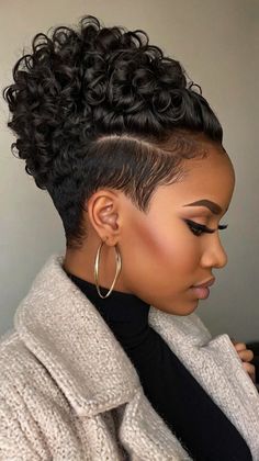 51 Stunning Short Haircuts for Black Women Style Salon, Perfect Style, Short Haircuts, Styling Tools, Daily Wear, Black Women, Tools, Black