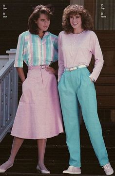 1987 Outfits, 80s Mom Outfit, 80s Leggings, Tapestry Pants, 1987 Fashion, Jcpenney Christmas Catalog, 1980s Outfits, 80s Pants