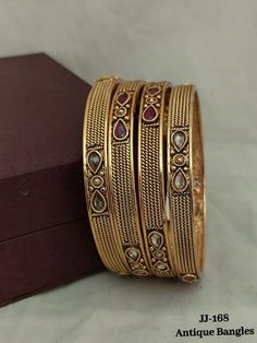 Antique Gold Jewelry, Gold Brass, Antique Gold, Gold Jewelry, Bangles, Brass, Gold, Quick Saves