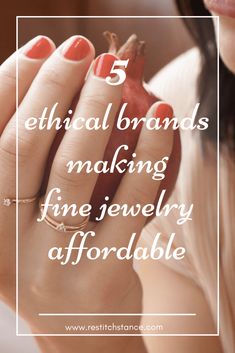 5 ethical brands making fine jewelry affordable (+ gift ideas!) Affordable Gift Ideas, Jewelry By Brand, Diy Jewelry Tutorials, Jewelry Tags, Conscious Fashion