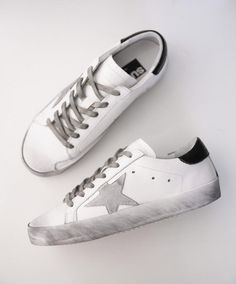 100% leather true to size Leather Sneakers For Everyday Fall Use, Trendy Leather Sneakers With Leather Sole, Designer Leather Sneakers For Fall, Trendy Leather Sneakers, White Trash, Golden Goose Sneakers, Fashion Sense, Golden Goose Sneaker, Heels