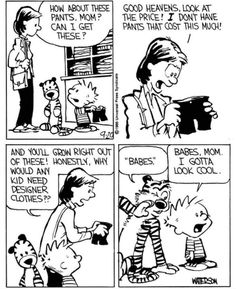 a comic strip with an image of a woman talking to a child and another person holding a